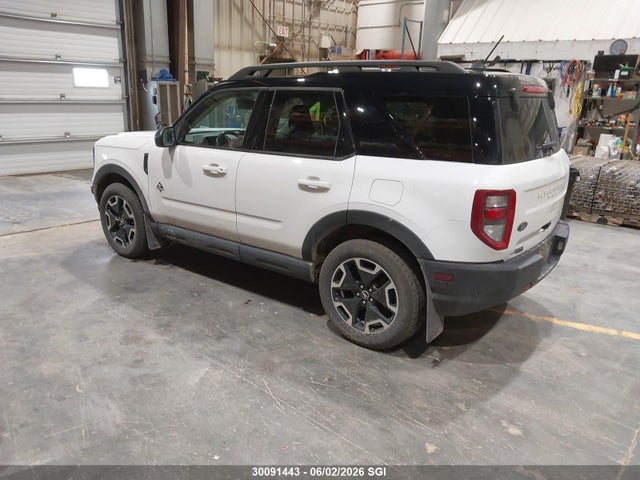 Aukcja sprzedaży 2022 Ford Bronco Sport Outer Banks, vin: 3FMCR9C68NRE14122, numer aukcji: 30091443