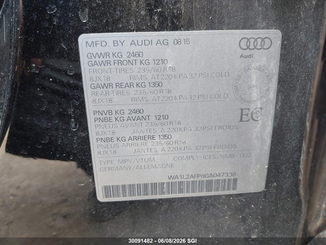 WA1L2AFP6GA047338 Audi Q5 Premium Plus