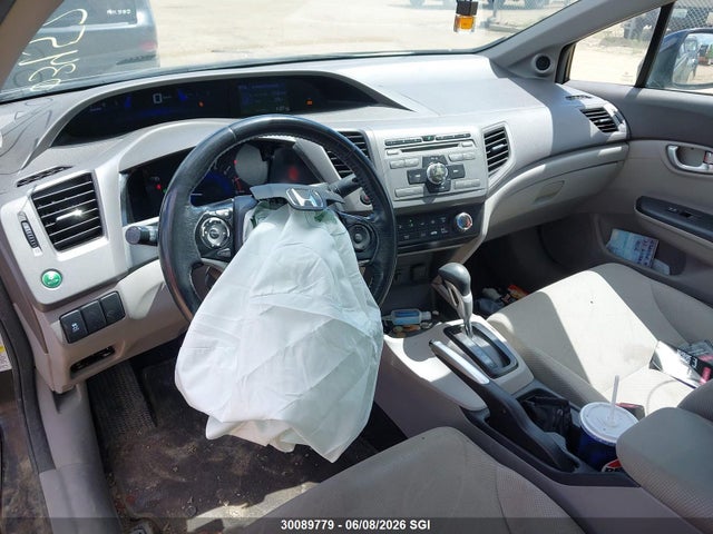 2012 Honda Civic Lx მანქანა იყიდება აუქციონზე, vin: 2HGFB2F50CH034525, აუქციონის ნომერი: 30089779