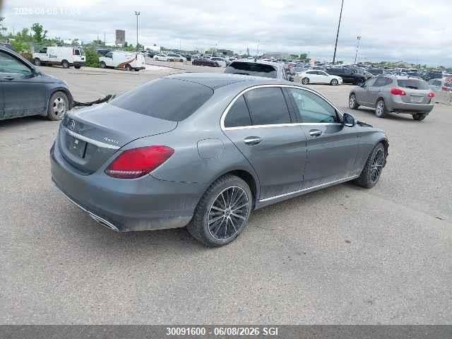 30091600 :رقم المزاد ، 55SWF8EB6KU301473 vin ، 2019 Mercedes-benz C 300 4mati مزاد بيع