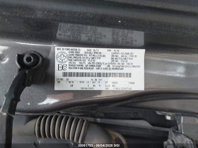 Продажа на аукционе авто 2012 Ford Focus Se, vin: 1FAHP3K2XCL186797, номер лота: 30091783