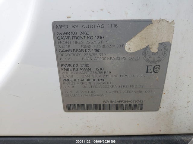 WA1M2AFP2HA079743 Audi Q5 Premium Plus
