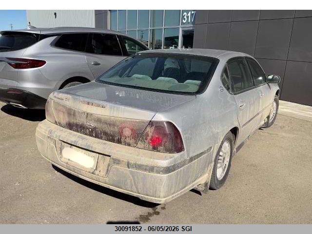 2002 Chevrolet Impala მანქანა იყიდება აუქციონზე, vin: 2G1WF55E129112298, აუქციონის ნომერი: 30091852