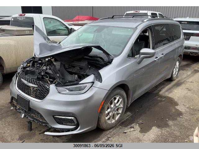 2021 Chrysler Pacifica Touring L მანქანა იყიდება აუქციონზე, vin: 2C4RC1BG4MR569587, აუქციონის ნომერი: 30091863