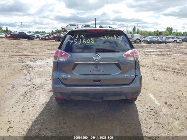 2016 Nissan Rogue S/sl/sv მანქანა იყიდება აუქციონზე, vin: 5N1AT2MV9GC753608, აუქციონის ნომერი: 30091560