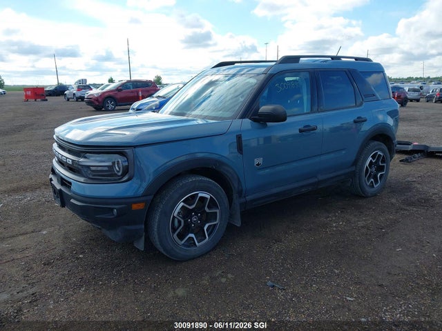 Продажа на аукционе авто 2021 Ford Bronco Sport Big Bend, vin: 3FMCR9B68MRA47576, номер лота: 30091890