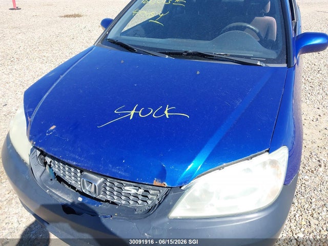 30091916 :رقم المزاد ، 1HGEM21964L805283 vin ، 2004 Honda Civic Ex مزاد بيع