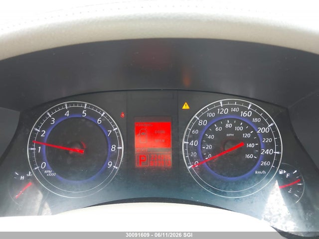 30091609 :رقم المزاد ، JN1AJ0HR5AM756375 vin ، 2010 Infiniti Ex35 Journey مزاد بيع