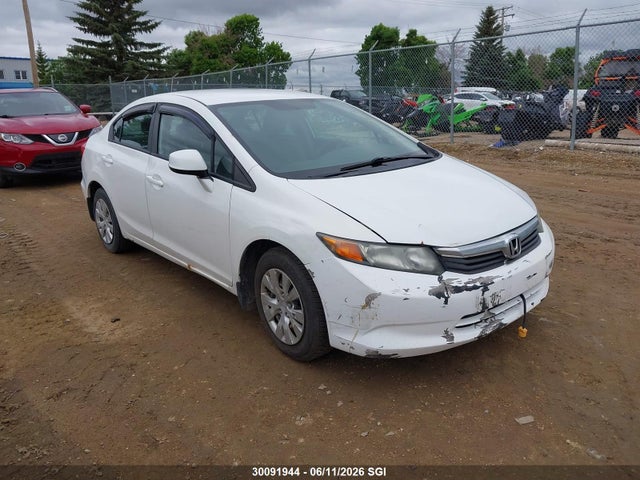 30091944 :رقم المزاد ، 2HGFB2F41CH115623 vin ، 2012 Honda Civic Lx مزاد بيع