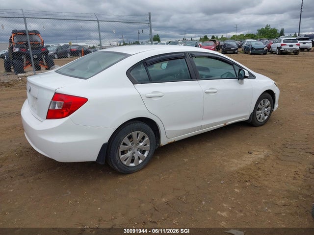 2012 Honda Civic Lx მანქანა იყიდება აუქციონზე, vin: 2HGFB2F41CH115623, აუქციონის ნომერი: 30091944