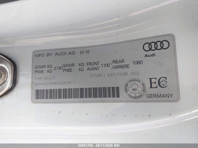 Audi A5 Technik 2016 WAUW2AFR6GA042917 Image 9