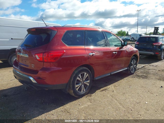Aukcja sprzedaży 2017 Nissan Pathfinder S/sv/sl/platinum, vin: 5N1DR2MM1HC696437, numer aukcji: 30091800