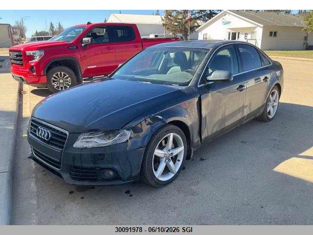 2011 Audi A4 Prestige მანქანა იყიდება აუქციონზე, vin: WAUKFCFL2BN034891, აუქციონის ნომერი: 30091978