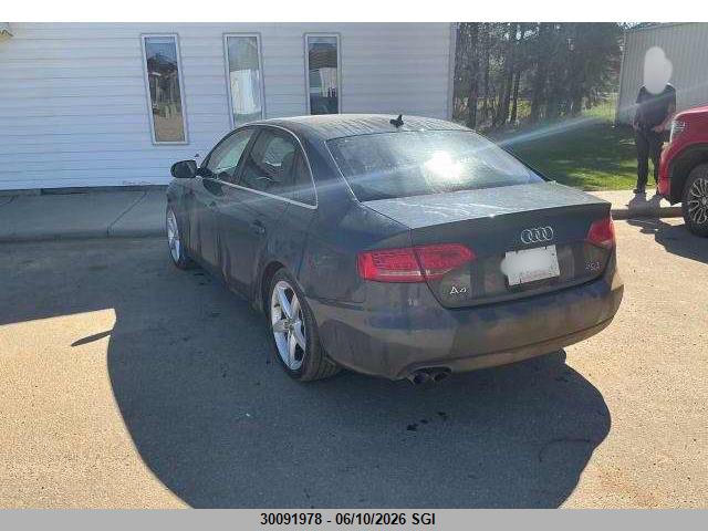 2011 Audi A4 Prestige მანქანა იყიდება აუქციონზე, vin: WAUKFCFL2BN034891, აუქციონის ნომერი: 30091978