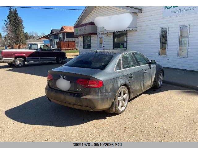 2011 Audi A4 Prestige მანქანა იყიდება აუქციონზე, vin: WAUKFCFL2BN034891, აუქციონის ნომერი: 30091978