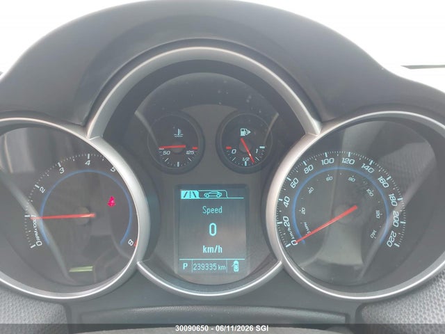 2013 Chevrolet Cruze Lt მანქანა იყიდება აუქციონზე, vin: 1G1PC5SB9D7205033, აუქციონის ნომერი: 30090650