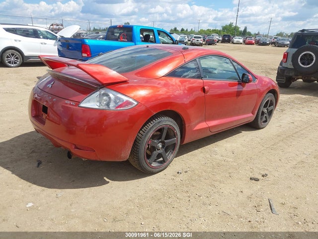 2008 Mitsubishi Eclipse Gt მანქანა იყიდება აუქციონზე, vin: 4A3AK34TX8E603246, აუქციონის ნომერი: 30091961