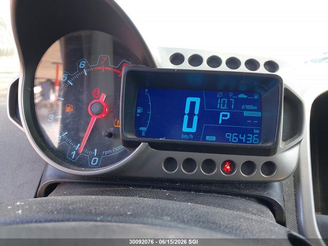 2016 Chevrolet Sonic Lt მანქანა იყიდება აუქციონზე, vin: 1G1JC6SB2G4157540, აუქციონის ნომერი: 30092076