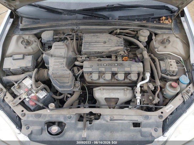 30092033 :رقم المزاد ، 2HGES16635H029921 vin ، 2005 Honda Civic Lx مزاد بيع