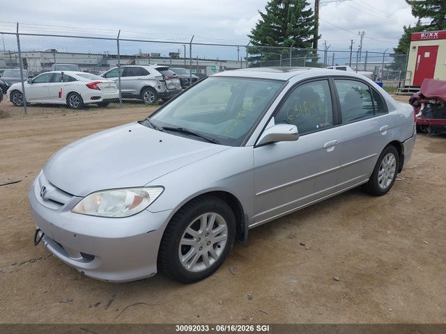 30092033 :رقم المزاد ، 2HGES16635H029921 vin ، 2005 Honda Civic Lx مزاد بيع