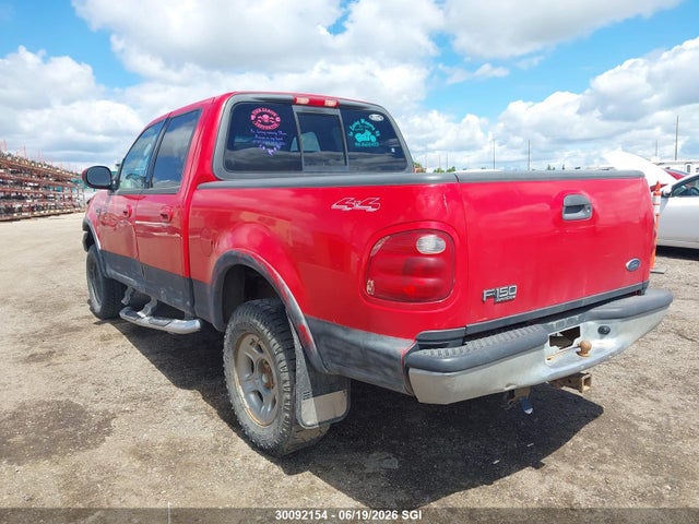 2003 Ford F150 Supercrew მანქანა იყიდება აუქციონზე, vin: 1FTRW08L43KB14998, აუქციონის ნომერი: 30092154