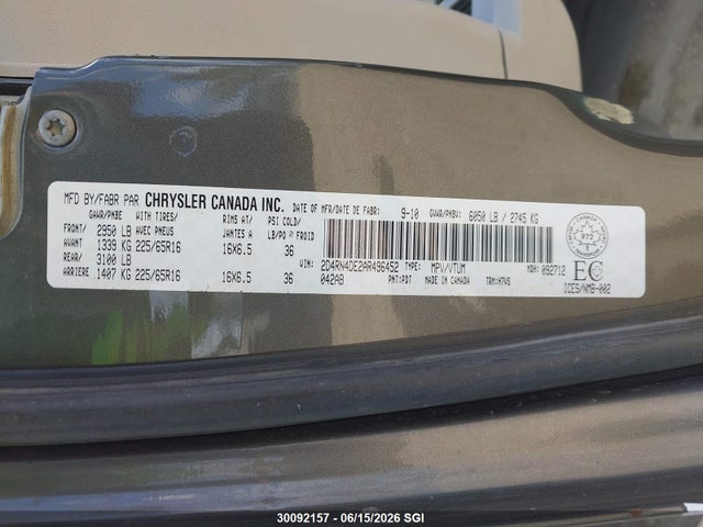 Продаж на аукціоні авто 2010 Dodge Grand Caravan Se, vin: 2D4RN4DE2AR496452, номер лоту: 30092157