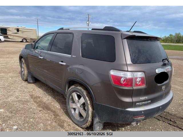 2010 Gmc Acadia Slt-1 მანქანა იყიდება აუქციონზე, vin: 1GKLVMED9AJ124060, აუქციონის ნომერი: 30092163