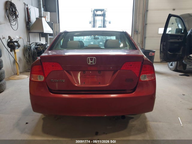 2007 Honda Civic Lx მანქანა იყიდება აუქციონზე, vin: 1HGFA165X7L800444, აუქციონის ნომერი: 30091774