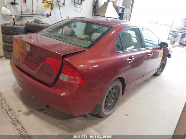 2007 Honda Civic Lx მანქანა იყიდება აუქციონზე, vin: 1HGFA165X7L800444, აუქციონის ნომერი: 30091774