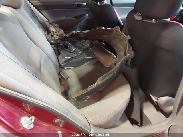 2007 Honda Civic Lx მანქანა იყიდება აუქციონზე, vin: 1HGFA165X7L800444, აუქციონის ნომერი: 30091774