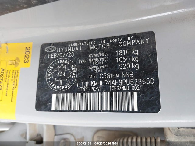 Продаж на аукціоні авто 2023 Hyundai Elantra N Line, vin: KMHLR4AF9PU523660, номер лоту: 30092139