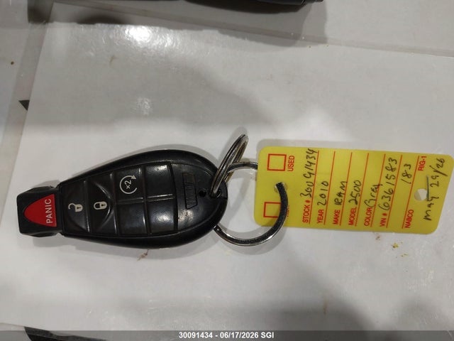 Продаж на аукціоні авто 2010 Dodge Ram 2500, vin: 3D7TT2CT2AG178341, номер лоту: 30091434