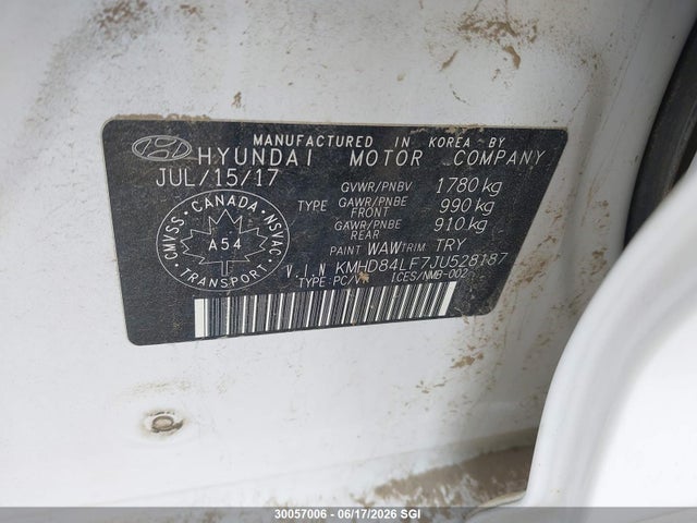 Продаж на аукціоні авто 2018 Hyundai Elantra Sel/value/limited, vin: KMHD84LF7JU528187, номер лоту: 30057006