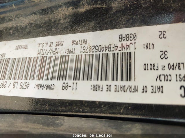 Продажа на аукционе авто 2010 Jeep Compass Sport, vin: 1J4NF4FB4AD520761, номер лота: 30092308