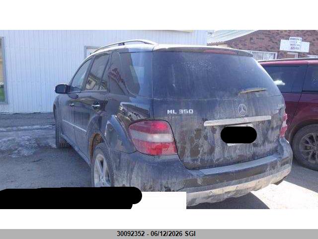 Продажа на аукционе авто 2008 Mercedes-benz Ml 350, vin: 4JGBB86E98A417218, номер лота: 30092352