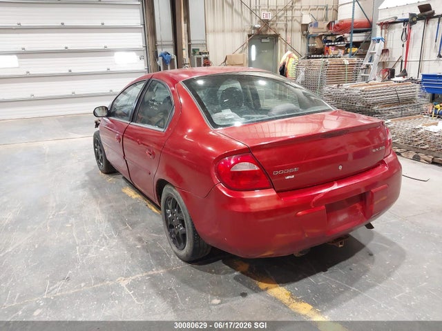 2005 Dodge Neon Sxt მანქანა იყიდება აუქციონზე, vin: 1B3ES56C35D222046, აუქციონის ნომერი: 30080629