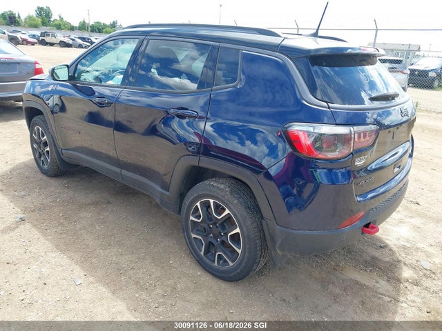 30091126 :رقم المزاد ، 3C4NJDDB3MT524757 vin ، 2021 Jeep Compass Trailhawk مزاد بيع