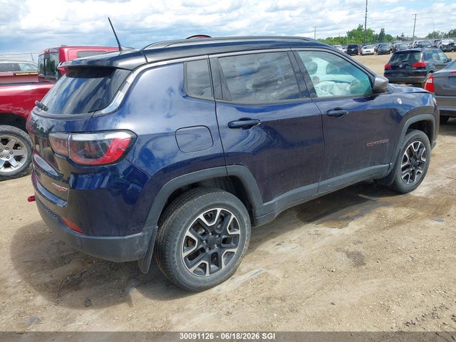 30091126 :رقم المزاد ، 3C4NJDDB3MT524757 vin ، 2021 Jeep Compass Trailhawk مزاد بيع