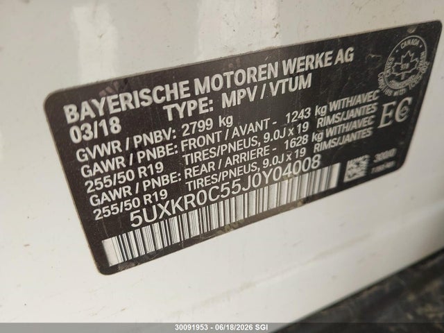 5UXKR0C55J0Y04008 BMW X5 Xdrive35i