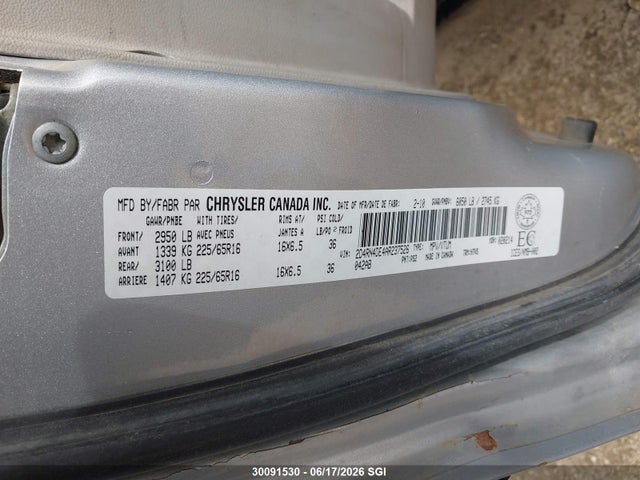 Продажа на аукционе авто 2010 Dodge Grand Caravan Se, vin: 2D4RN4DE4AR237526, номер лота: 30091530