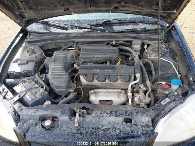 2001 Honda Civic Dx მანქანა იყიდება აუქციონზე, vin: 2HGES16341H906058, აუქციონის ნომერი: 30092242