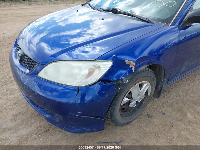 30092457 :رقم المزاد ، 1HGEM212X5L811527 vin ، 2005 Honda Civic Dx مزاد بيع