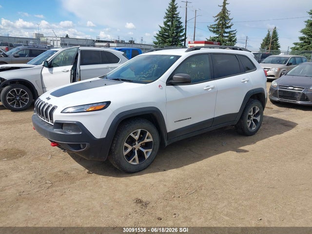 2015 Jeep Cherokee Trailhawk მანქანა იყიდება აუქციონზე, vin: 1C4PJMBS4FW724068, აუქციონის ნომერი: 30091536