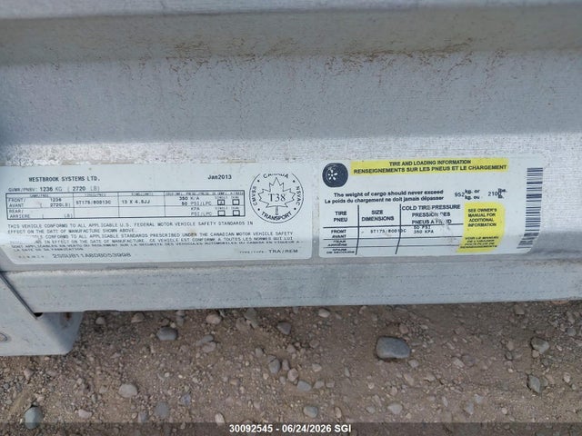 Продажа на аукционе авто 2013 Unknown Arnes Heavy, vin: 2SSUB11A8DB053998, номер лота: 30092545