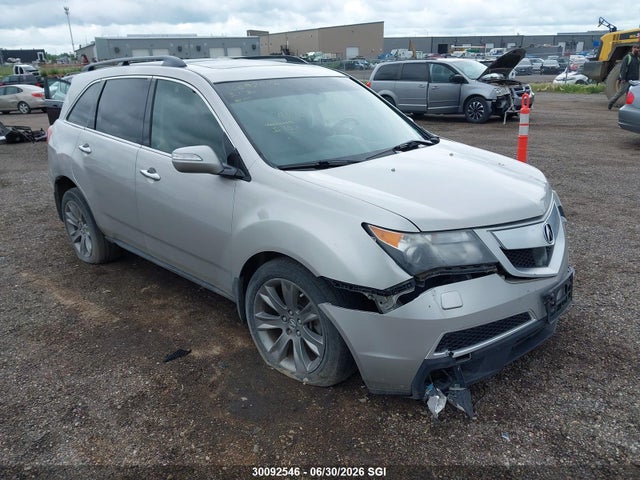 30092546 :رقم المزاد ، 2HNYD2H71AH000603 vin ، 2010 Acura Mdx Advance مزاد بيع