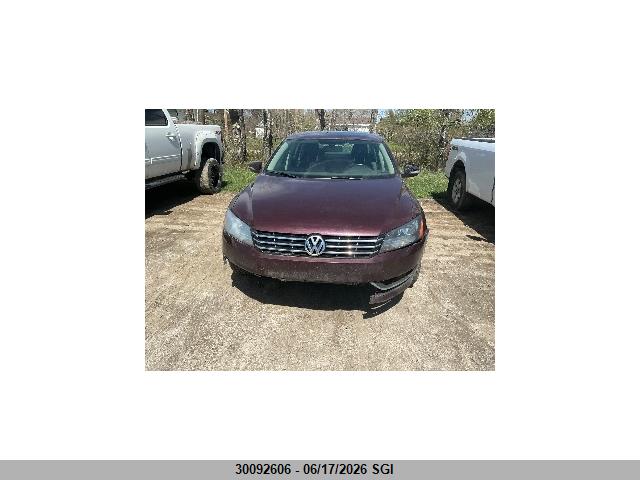 2013 Volkswagen Passat Se მანქანა იყიდება აუქციონზე, vin: 1VWBN7A31DC140636, აუქციონის ნომერი: 30092606