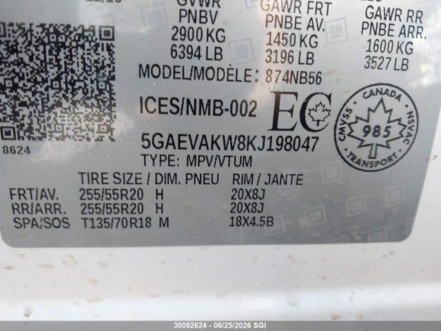 Buick Enclave Essence 2019 5GAEVAKW8KJ198047 Image 9