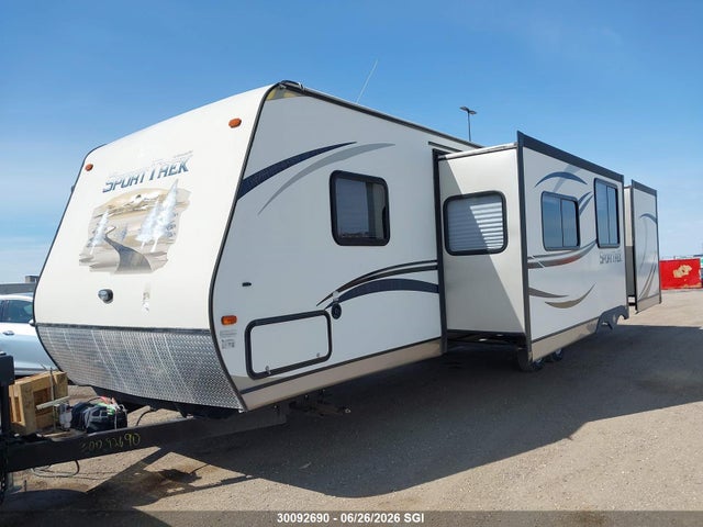 2015 Kz Sporttrek Travel Trailer მანქანა იყიდება აუქციონზე, vin: 4EZT13222F8042107, აუქციონის ნომერი: 30092690