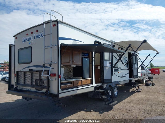 2015 Kz Sporttrek Travel Trailer მანქანა იყიდება აუქციონზე, vin: 4EZT13222F8042107, აუქციონის ნომერი: 30092690
