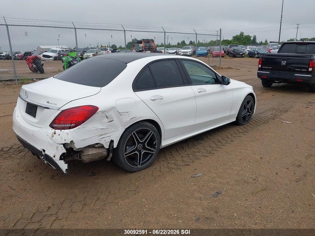 Продажа на аукционе авто 2019 Mercedes-benz C 300 4matic, vin: 55SWF8EB6KU301036, номер лота: 30092591